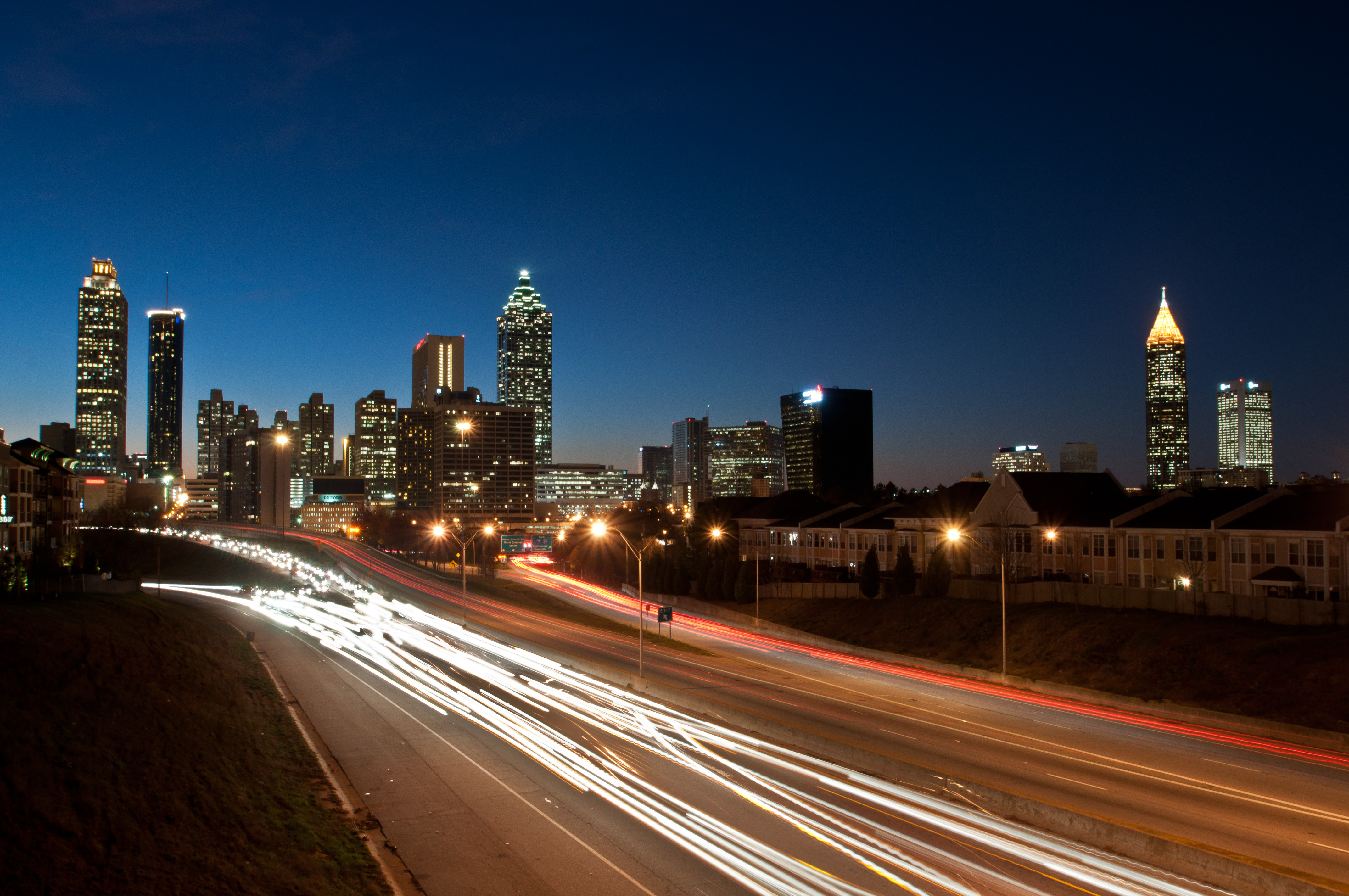 City of Atlanta Night Skyline | Pictures of Atlanta